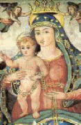 Icona di Maria SS.ma della Catena del XVI sec. che si venera nella chiesa Maria SS.ma della Catena.
