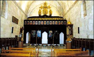 Chiesa principale del Monastero e iconostasi.