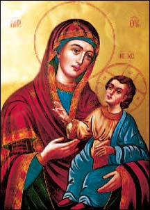 Licona della Madre di Dio dellOdigtria, ad Al-Mantara.
